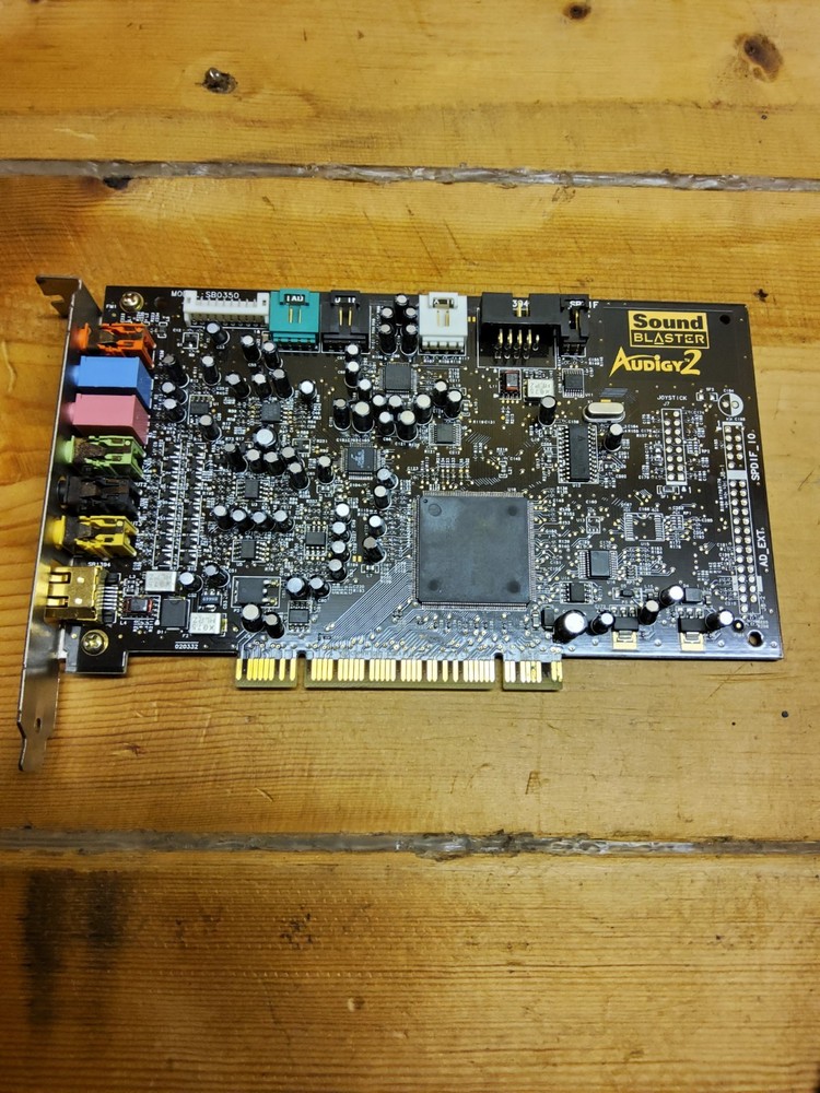 Sound Blaster Audigy 2 MODEL: SB0350 - WORKED PERFECTLY WHEN PULLED!