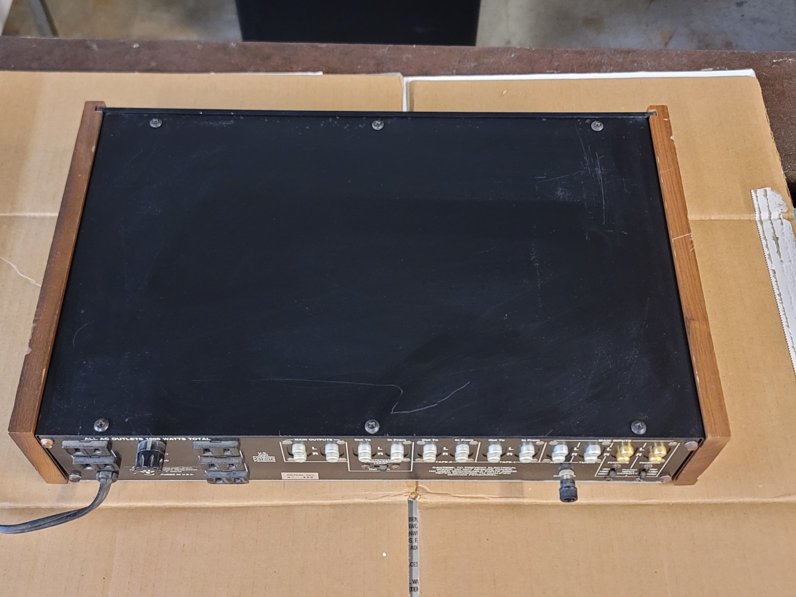 Vtg. Robert Grodinsky Research (RGR) Model Four Stereo Preamplifier COOLO NEATO!