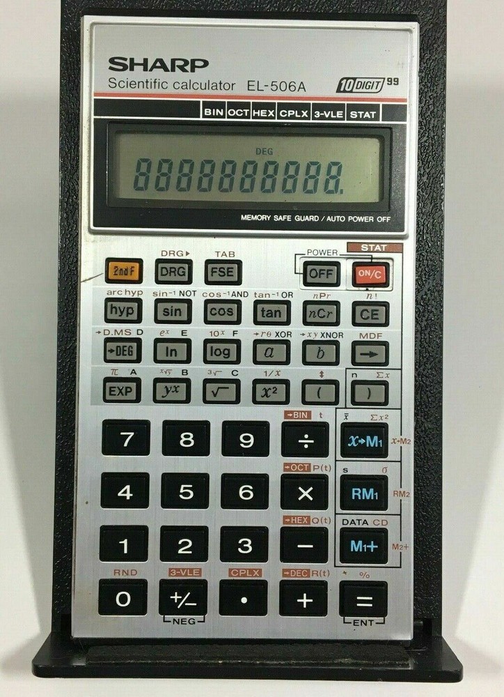 Vintage SHARP Model EL-731 Business Calculator