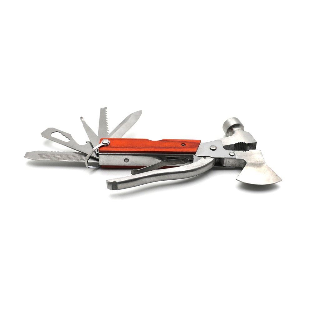 Multi function Outdoor Camping Emergency Survival Tools Axe Hatchet Hammer Plier