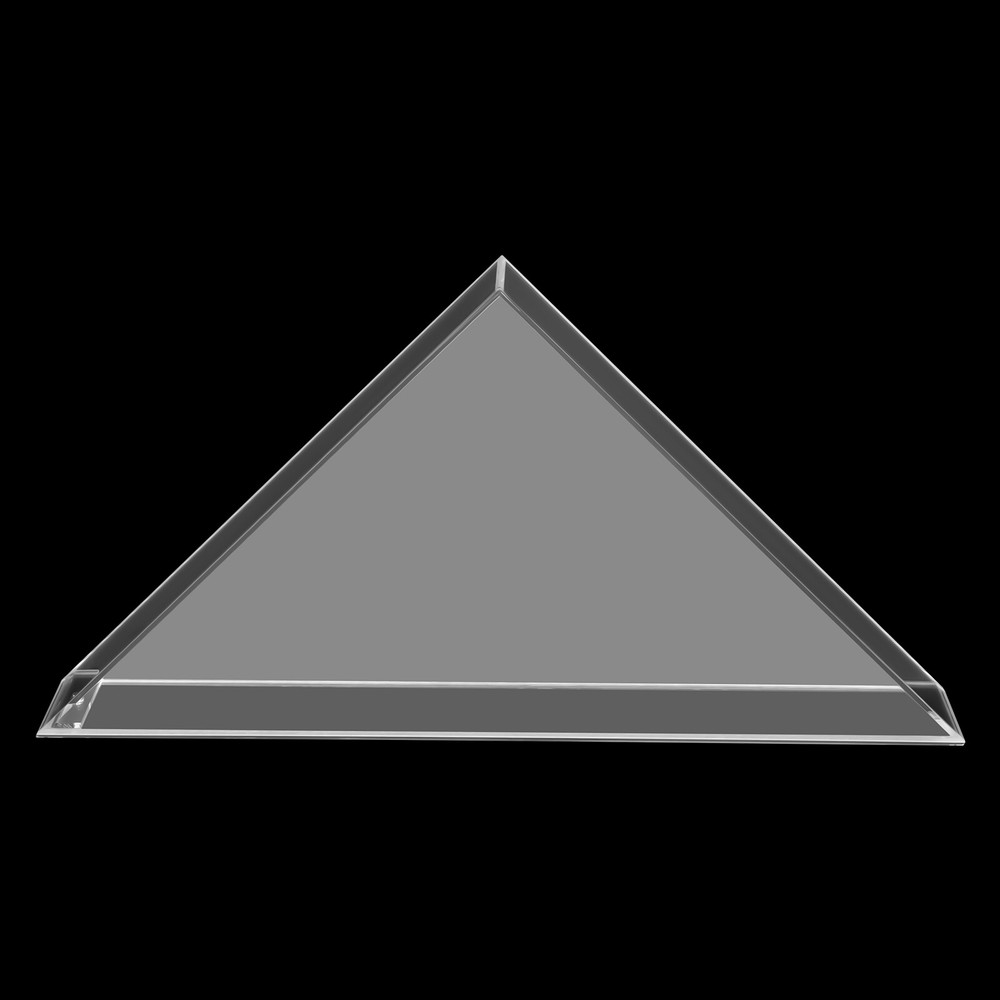 Flag Display Case Clear Acrylic Flag Box Triangle Holder for Table Wall Mounted