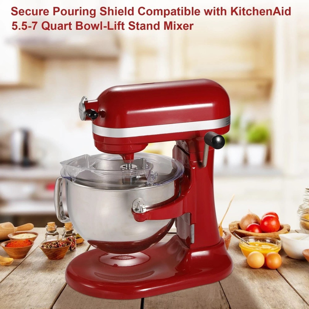 Pouring Shield for KitchenAid- Splash Guard with Removable Pouring Chute for ...