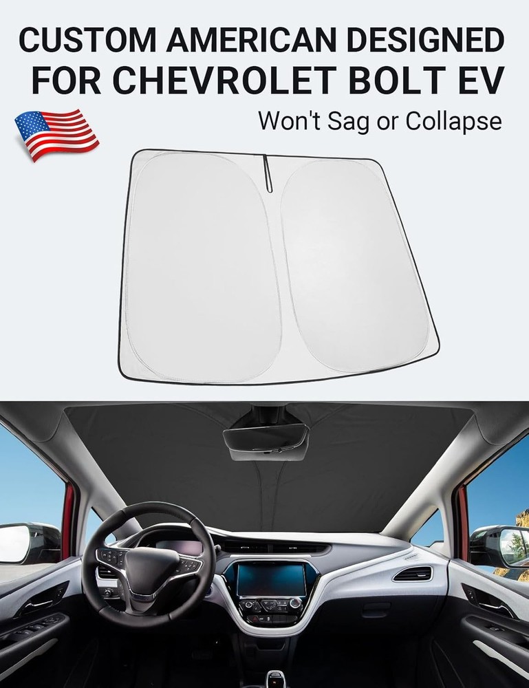 Proadsy 2026 Upgrade Front Windshield Sun Shade Foldable Sunshade Protector C...