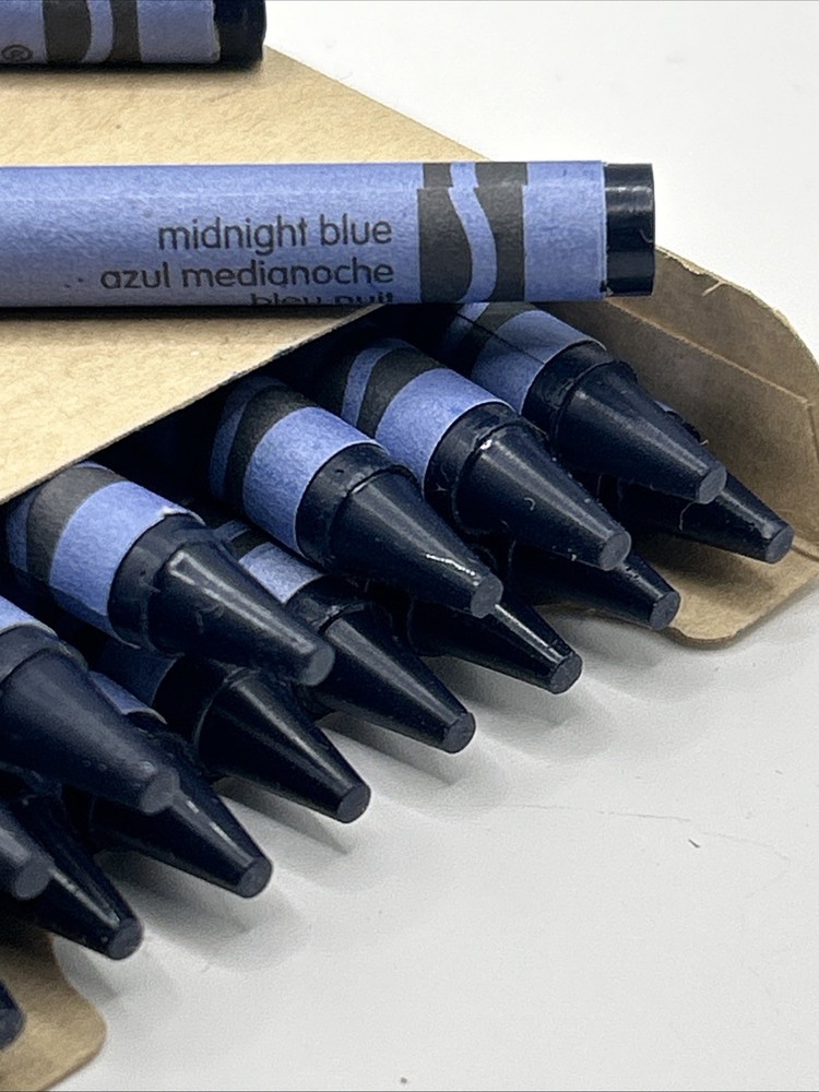(16) Crayola Crayons (midnight blue) BULK
