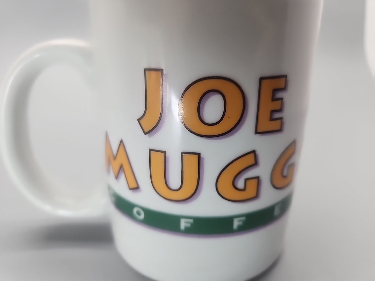 Cordon Bleu Joe Muggs White Ceramic Coffee Tea Advertising Mug