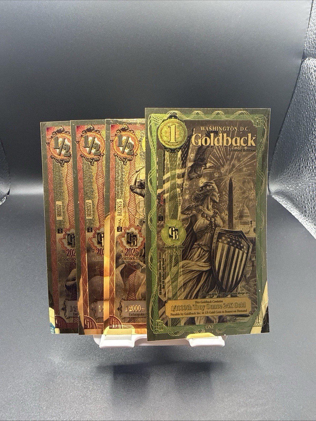 Washington DC Goldback Lot - Florida - Arizona - Oklahoma