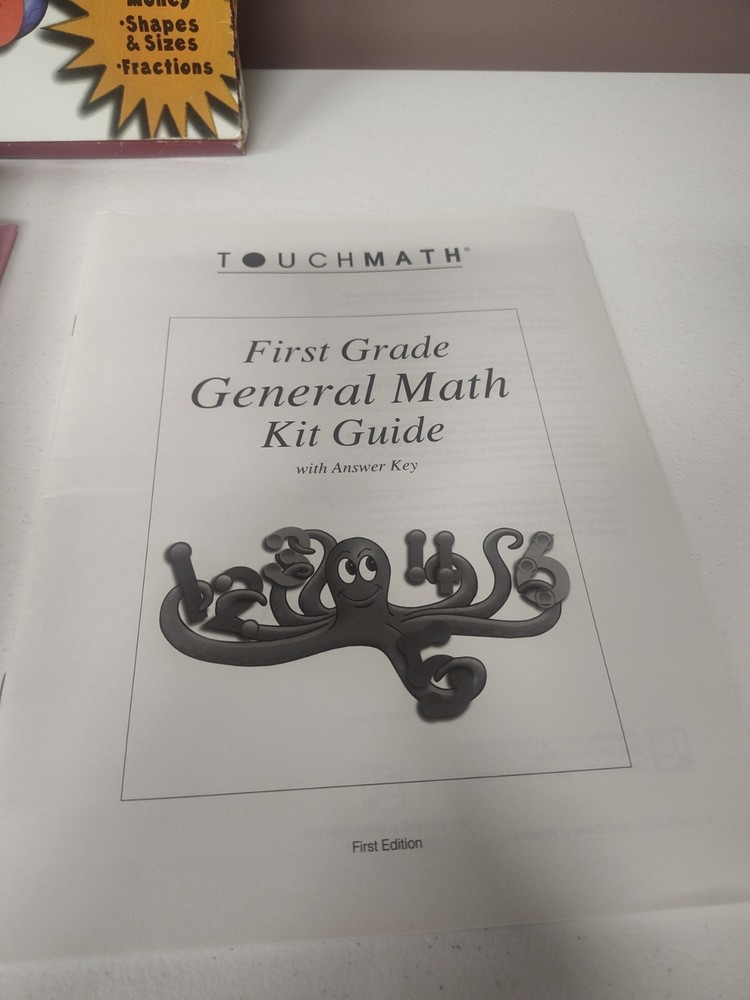TouchMath General Math Kit First Grade Missing Some Pages 1998 Worksheets TM761