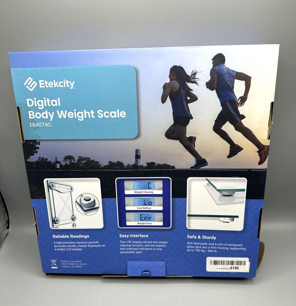 Digital Bathroom Scale for Body Weight 400lbs