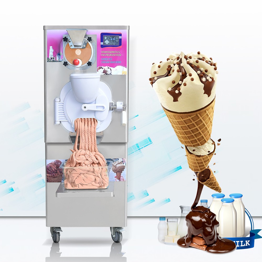 Kolice Commercial Gelato Hard Ice Cream Machine with Sterilization Function