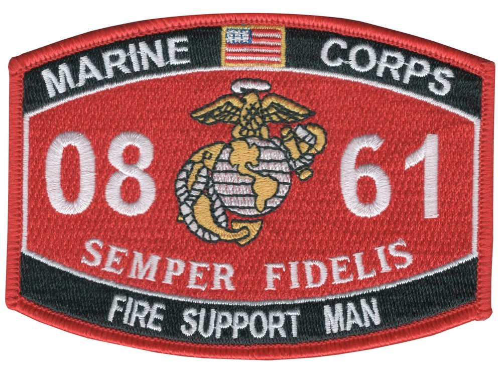 0861 Fire Support Man MOS Patch