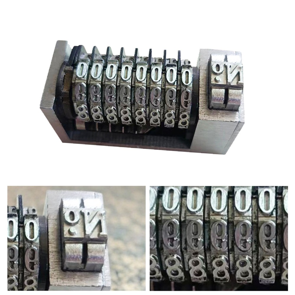 6 Digits Numbering Machine Forward for Letterpress Number Coding 4X8eL