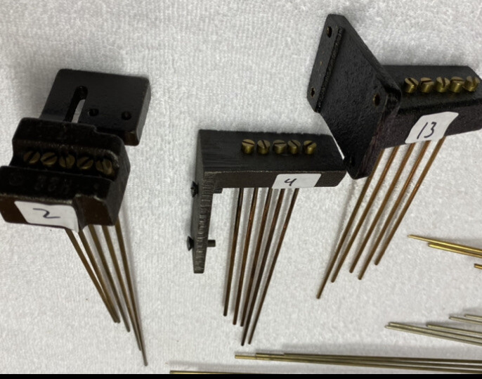 Clock Chime Rods, 5 Rods On Each Piece. Sold Separately