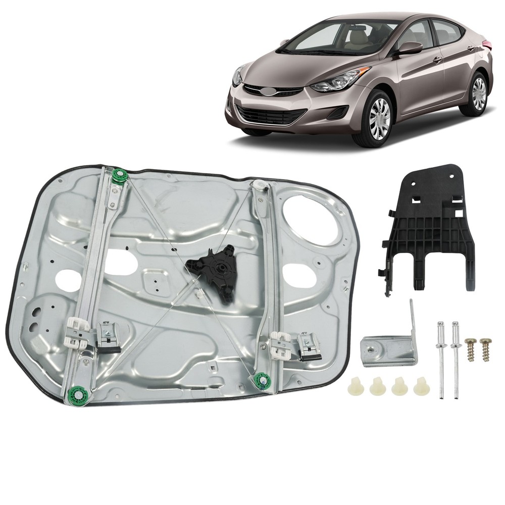 For 2009-2012 Hyundai Elantra Hatchback Front Left Window Regulator w/ Panel New