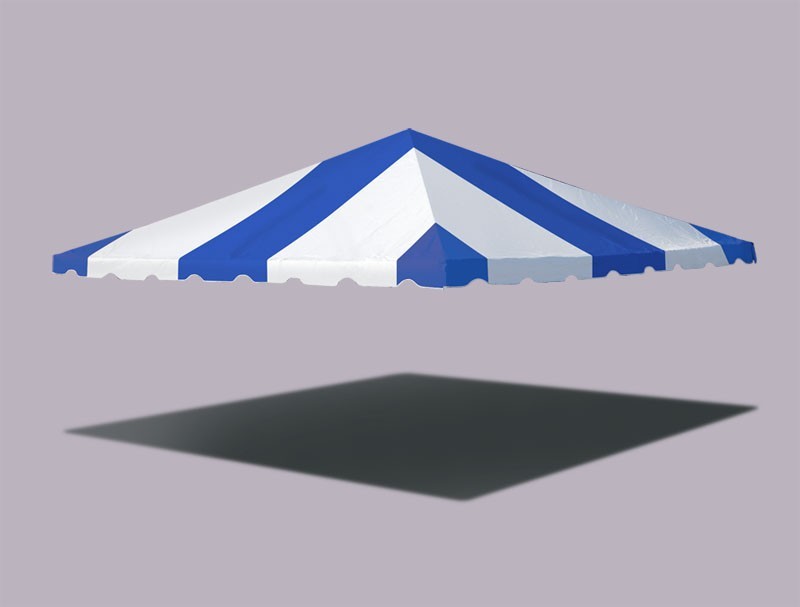 West Coast Frame Tent Replacement Top 20x20 Blue PVC Canopy