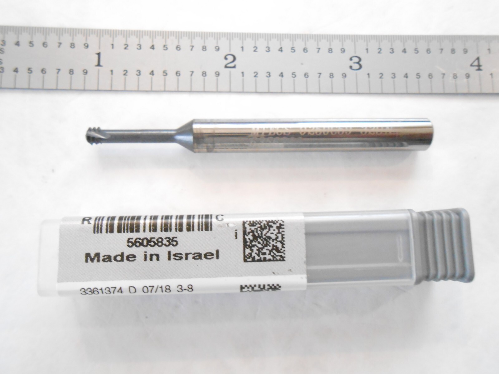 NEW ISCAR MTECS 0250C59 32UN IC908 SOLID CARBIDE #10-32 3FL. HELICAL THREAD MILL