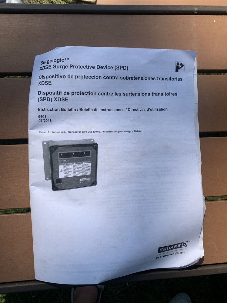 Square D Surge Protective Device (SPD) 208 Volt