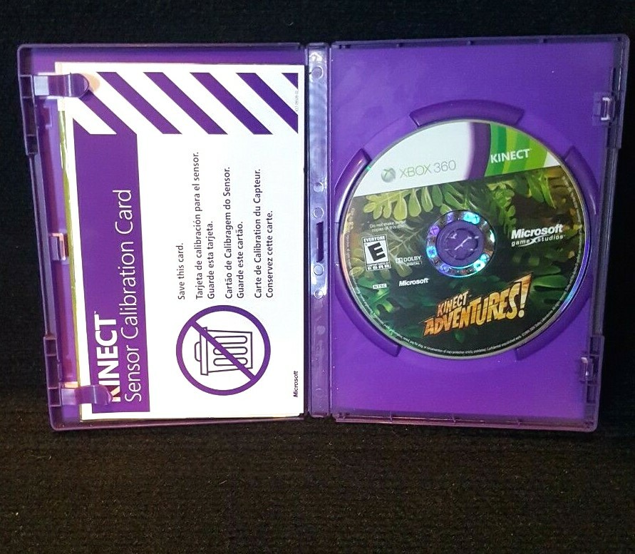 Microsoft Brand XBox 360 KINECT Adventures game