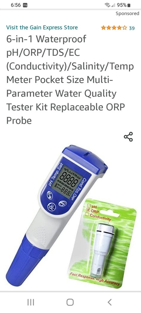 PH Tester, 6 In 1 tests