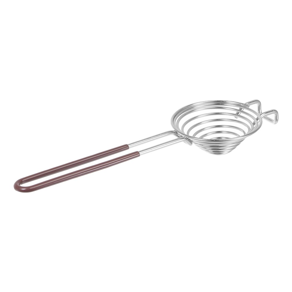 Egg Separator Stainless Steel Egg Yolk Separator with Rubber Handle Baking Tool