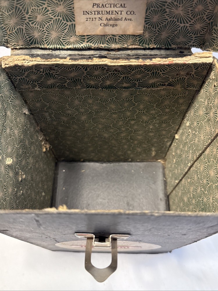 Bacharach Tempscribe Temperature Chart Recorder Plus 100 Charts And Case