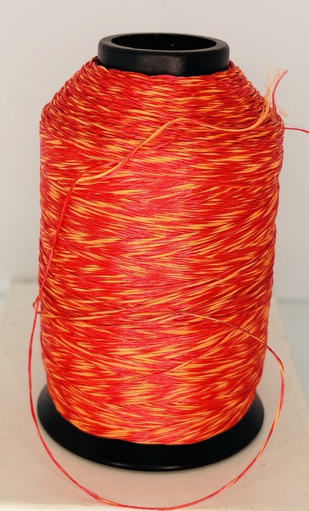 BCY 452X Bowstring Material 2-color 1/4 lb spool Almost Full Flo.Org./ Red