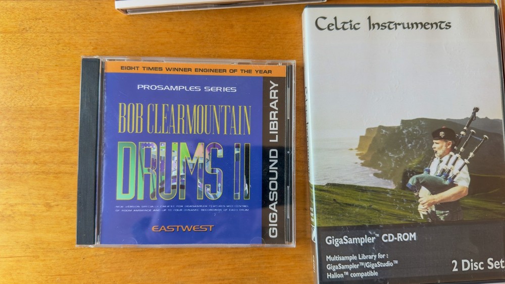 Gigasampler Sound/Sample Libraries, various.