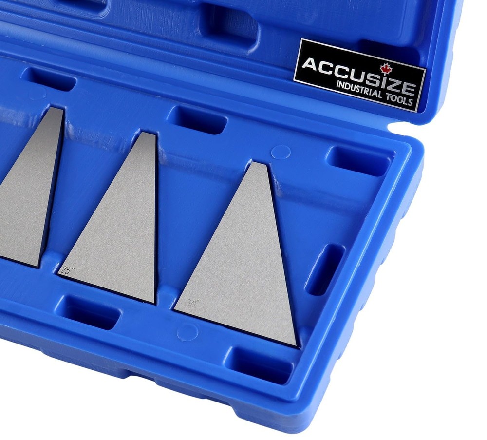 Accusize Industrial Tools 10 Pcs Precision Angle Block Set, 3602-0111