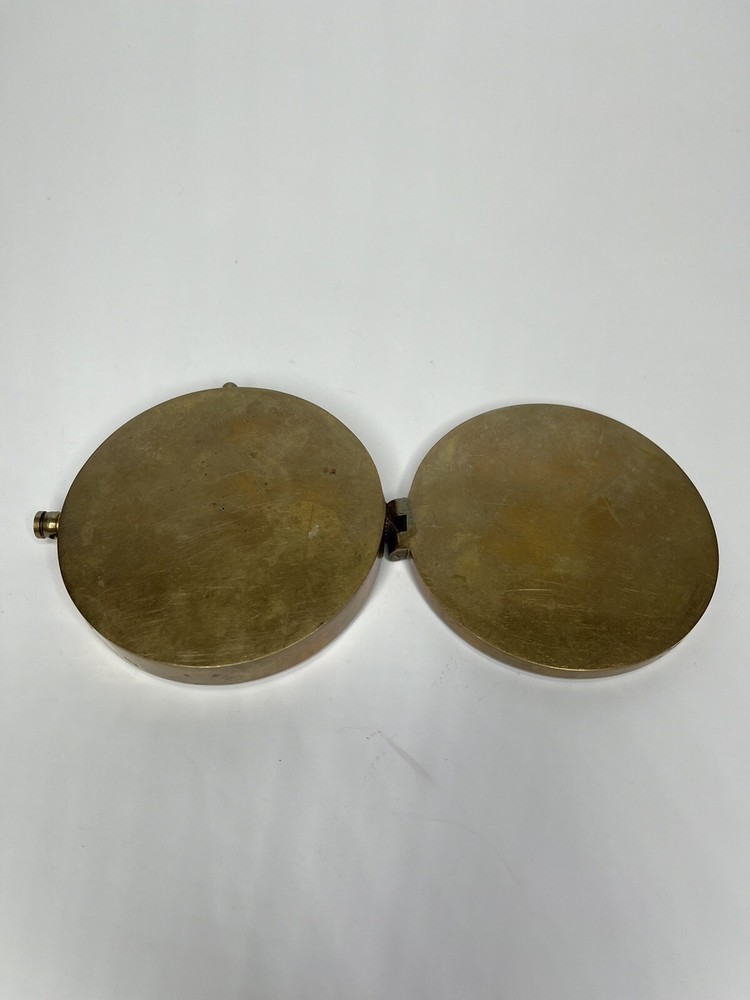 NAUTICAL 3” SOLID BRASS - HEAVY - DIRECTION COMPASS