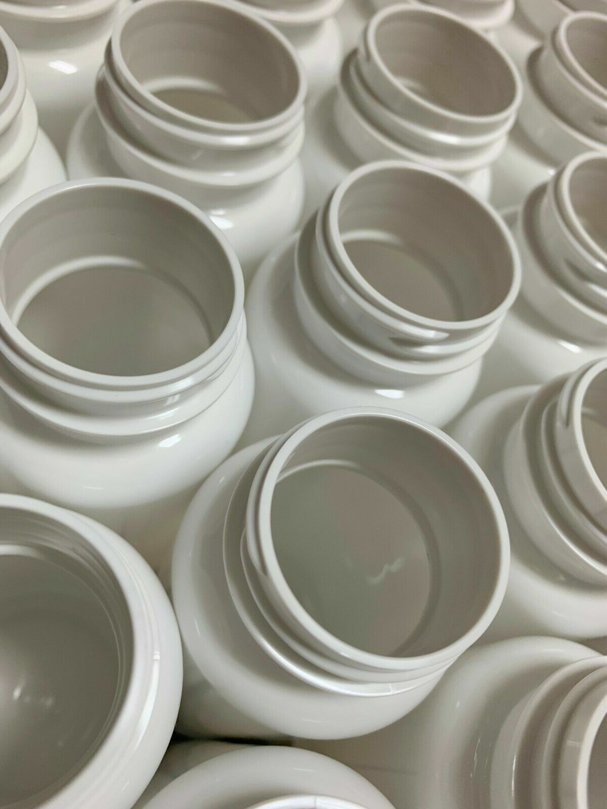 WHOLESALE Empty White Pill Tablet Capsule Vitamin Bottles 150 cc 38/400 Ribbe Ca