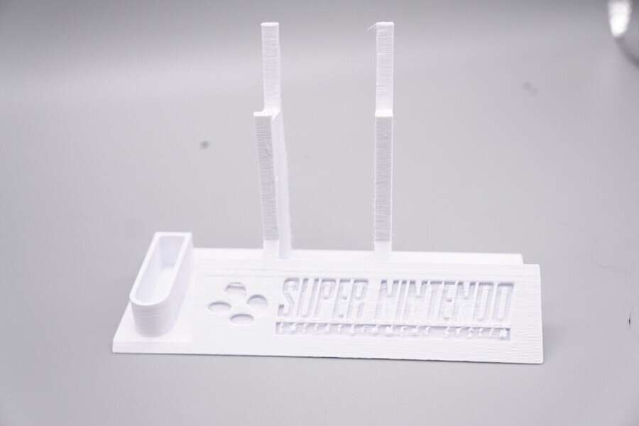 Controller Holder Display for SNES Super Nintendo Controllers *White*