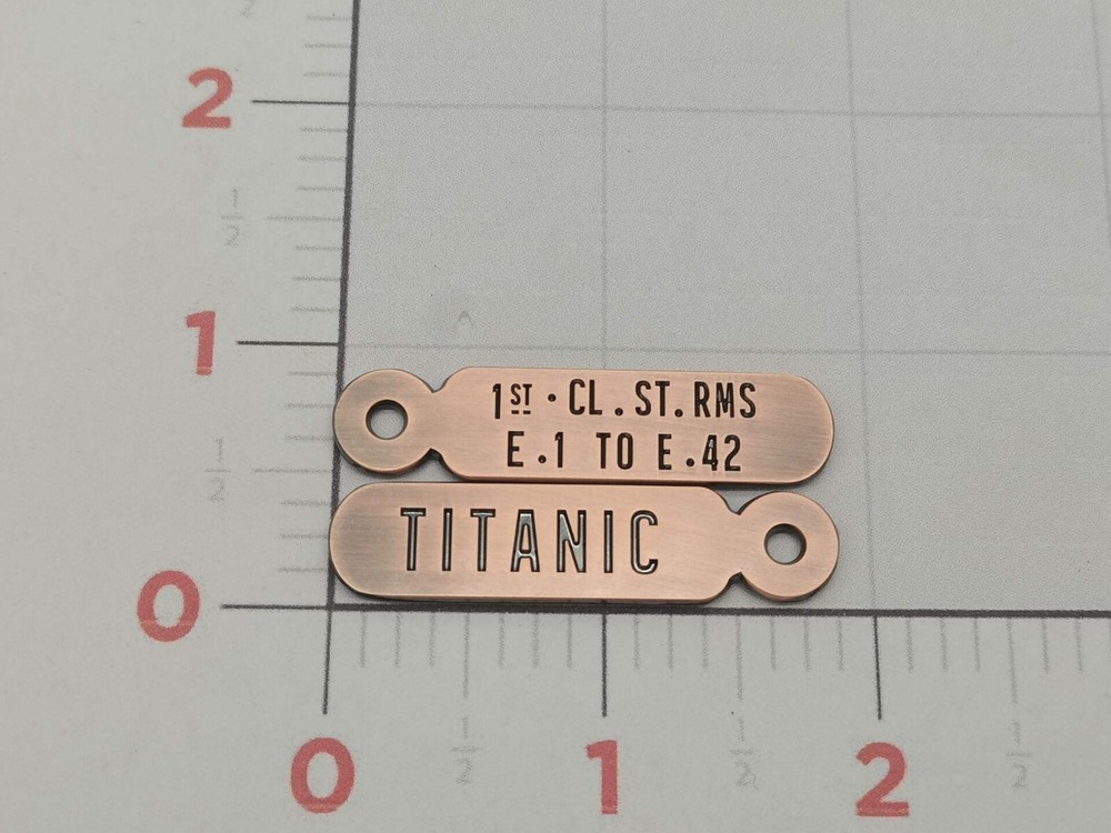 RMS Titanic First Class Steward's Master Key for E-deck Staterooms, 1912