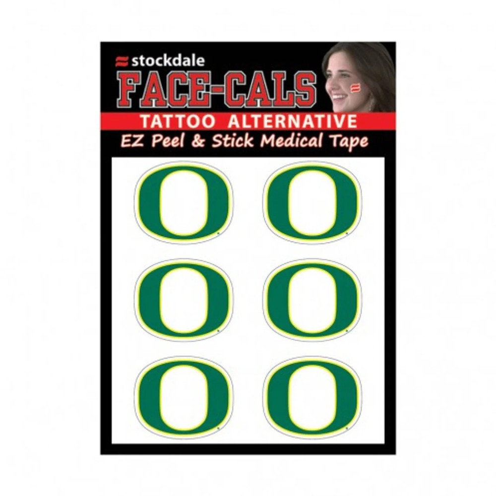 Oregon Ducks Tattoo Face Cals Special Order
