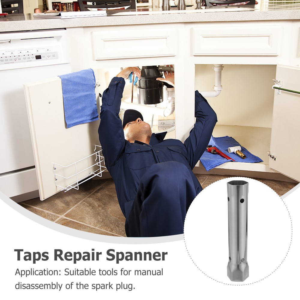 Adjustable Double-ended Wrench Kitchen Tap Spanner Plumbing Repair Tools