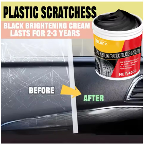 Car interior polish black