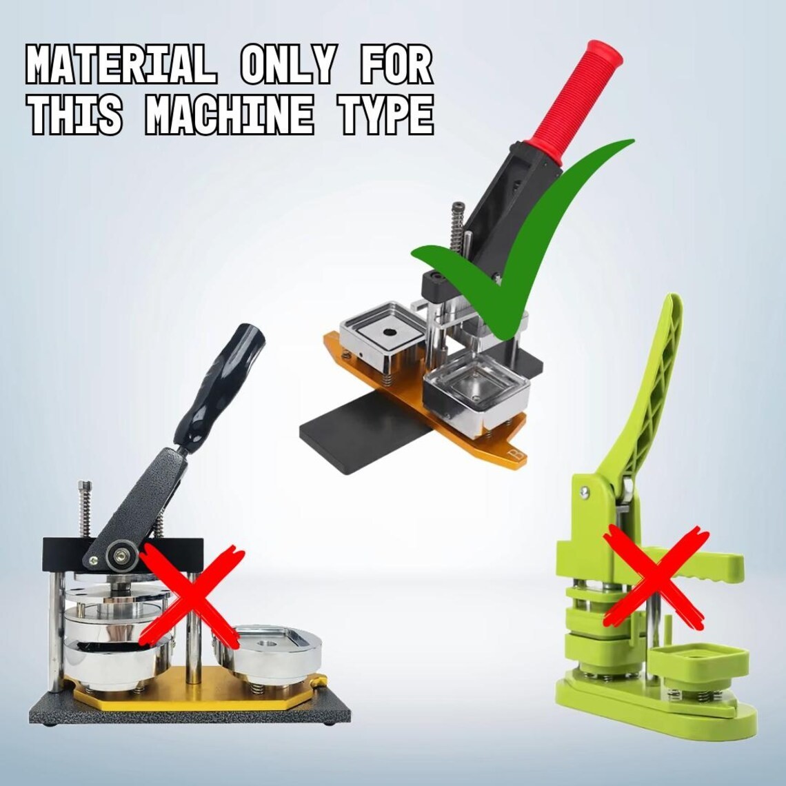 100 Magnets - 50 mm x 50 mm Magnet Maker Material Parts Consumables