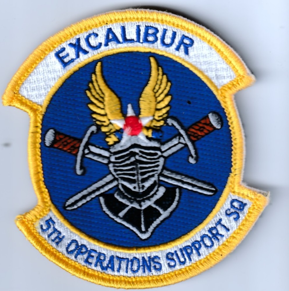 USAF air force 5th Operations Support Squadron Minot AFB North Dakota patch