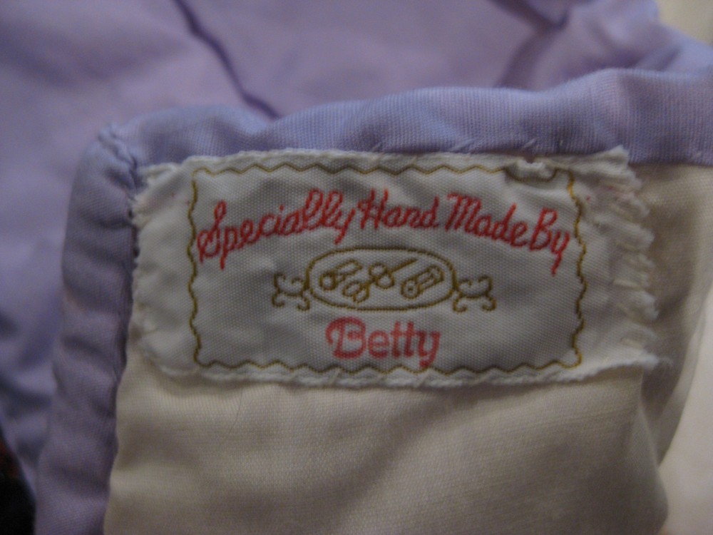 Handmade Queen Pinwheel Quilt Lavender Border