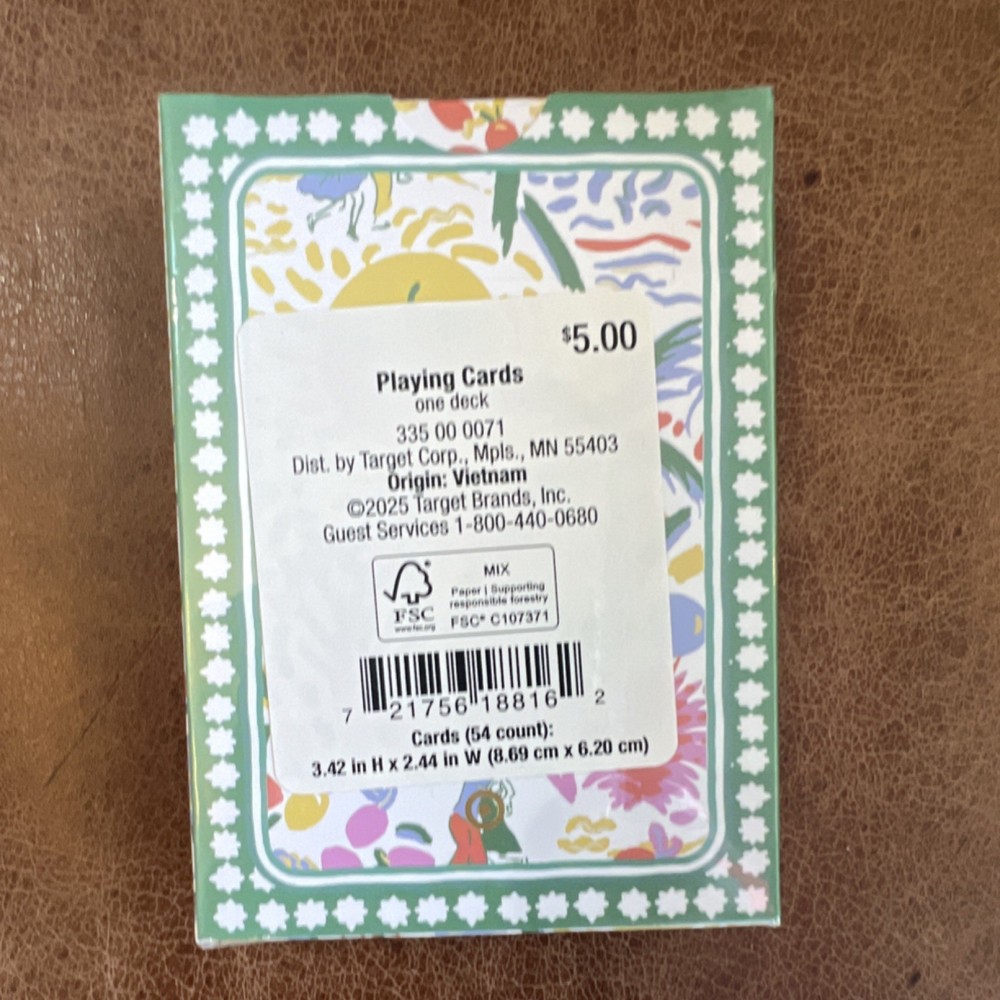 Roller Rabbit Animals Playing Cards Deck, 54 Count TARGET