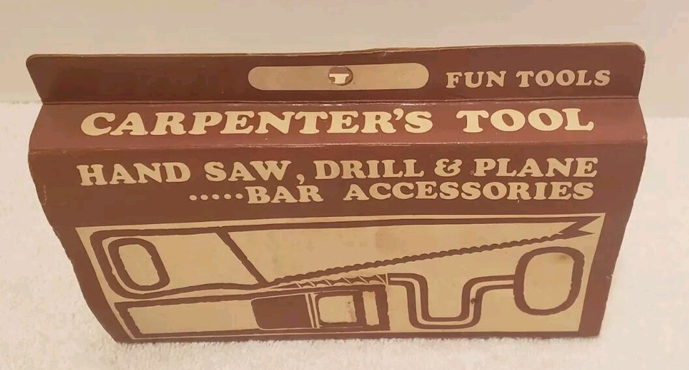 VINTAGE CARPENTER TOOLS BAR ACCESSORIES SET