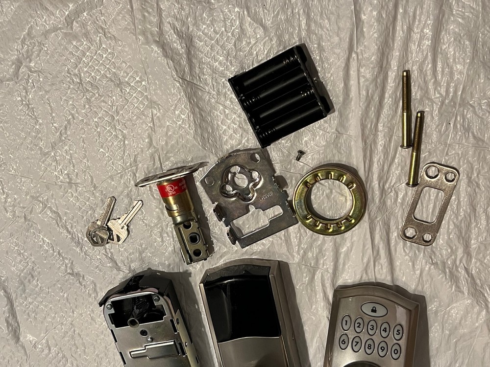 Kwikset Smartcode 913 Touchpad Electronic Deadbolt 99130-002 SET #2 FOR PARTS