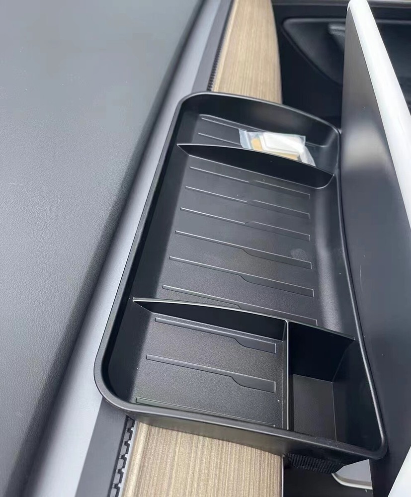 Car Storage Box ETC Tissue Box Tray Container for Tesla Model 3 Y Auto Dashboard