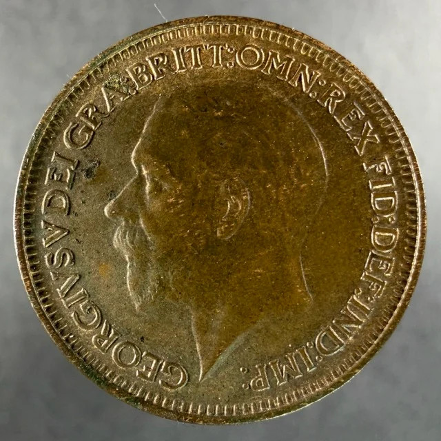 1932 Great Britain Farthing George V Britannia Reverse