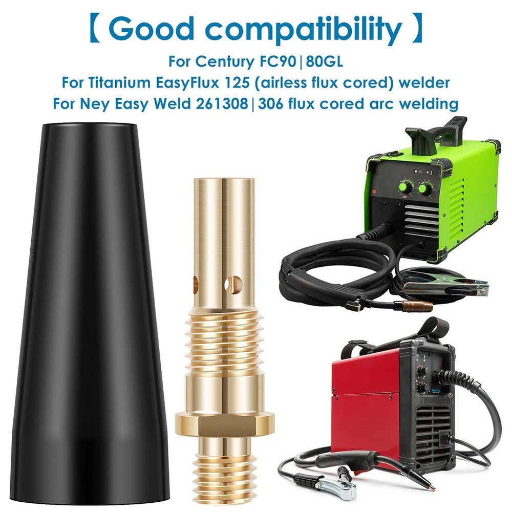 Efficient and Compact Flux Core Gasless Nozzle Kit with Airless Nozzle