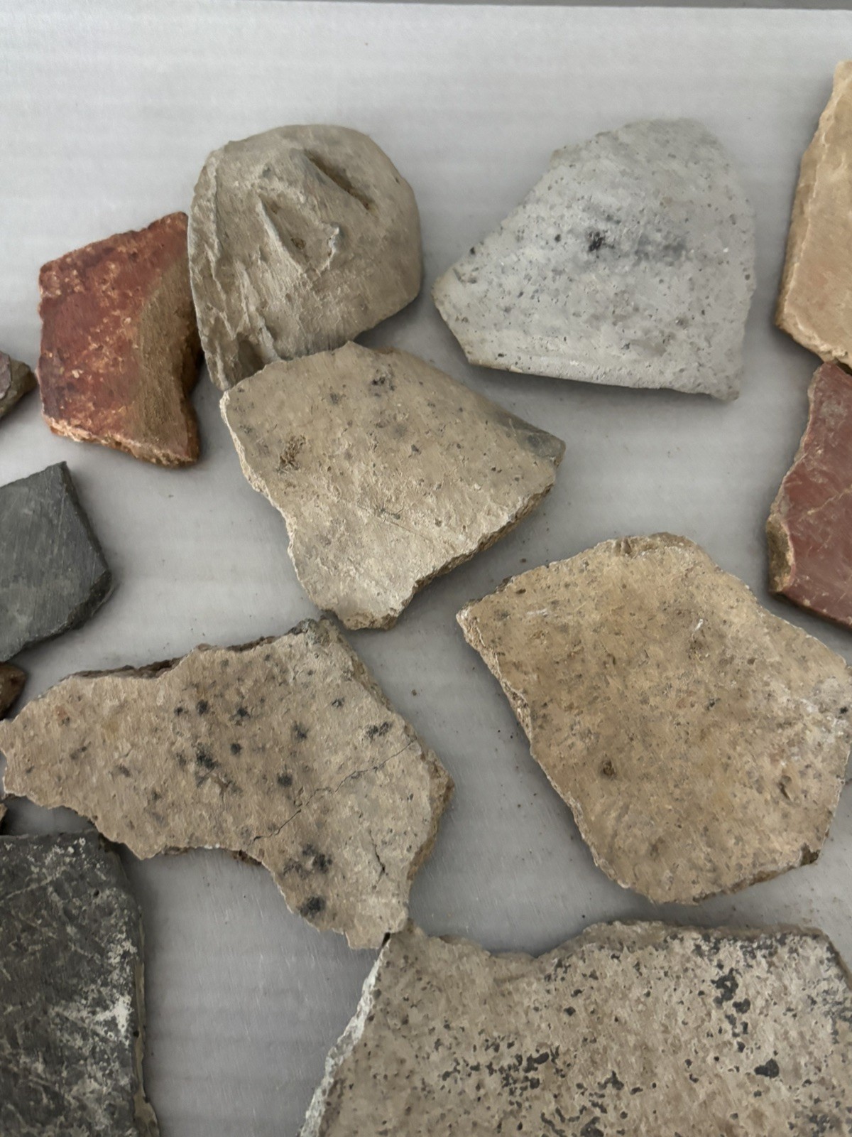 Ancient Anasazi Native American Pottery Shards 1” - 4” Arizona L6-E FREE SHIP