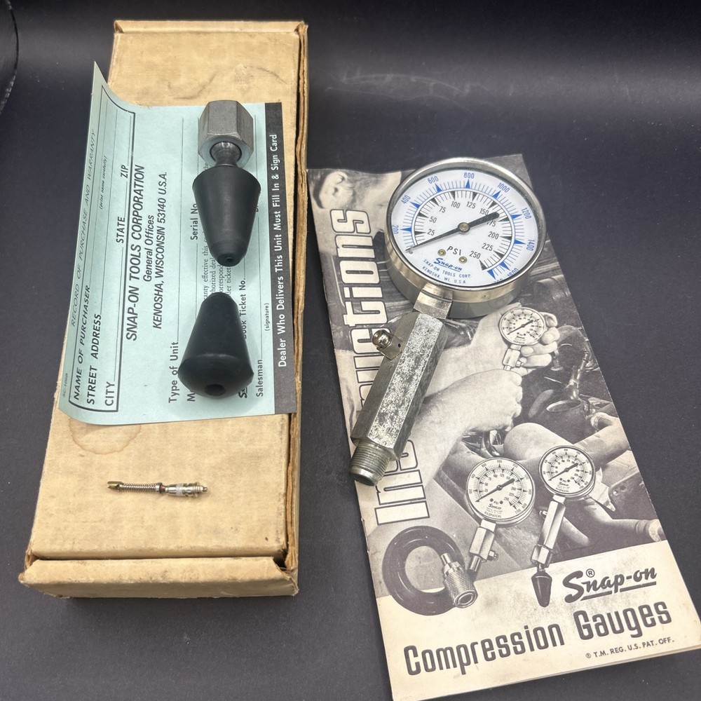 Snap On Compression Gauge Set MT24H 1700 Kilopascal