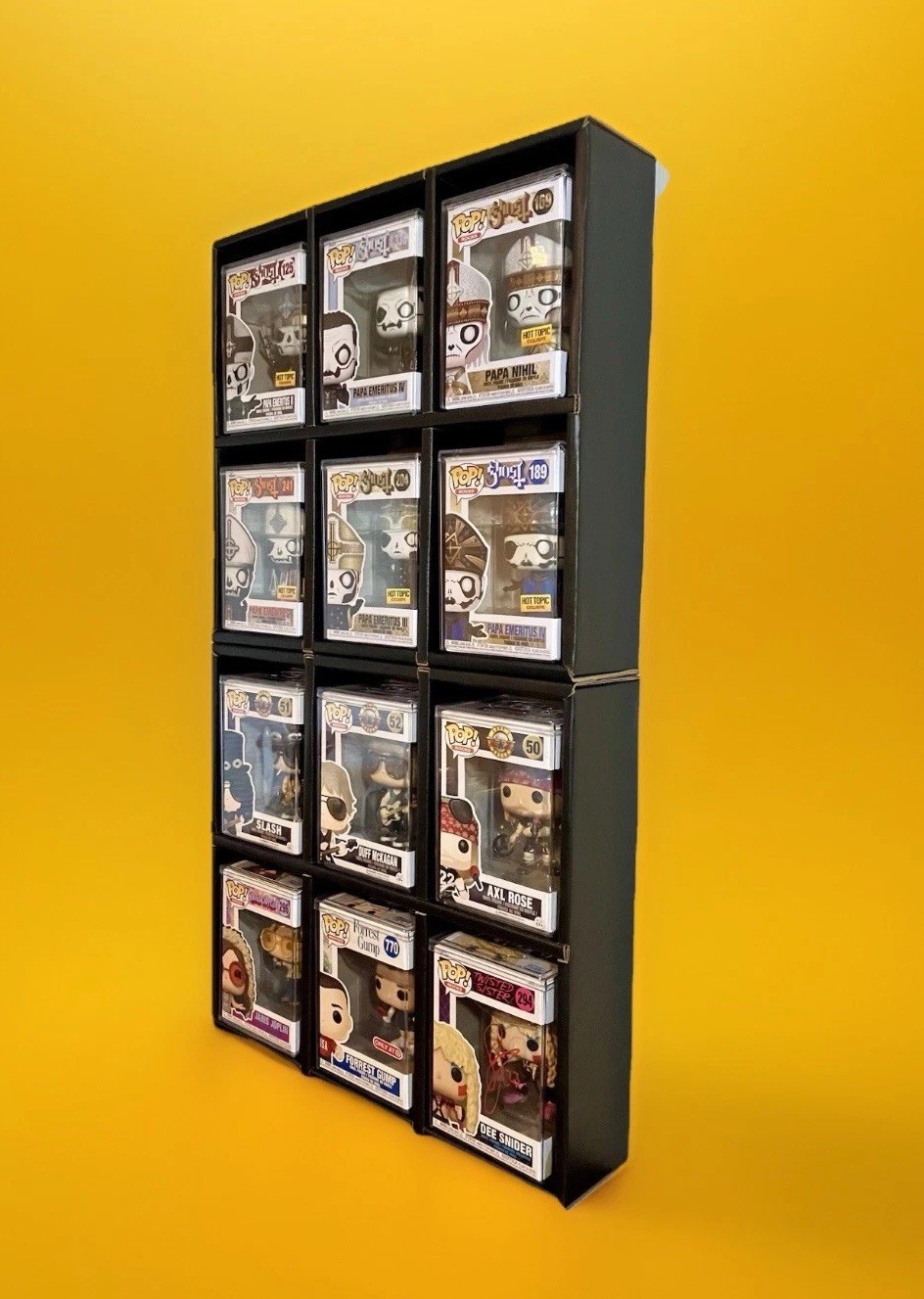 Funko Pop Display Kubbie TWO PACK...BLACK.  FITS HARD STACKS, ARMOR & THRILLJOY