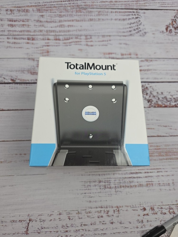 TotalMount Wall Mount Premium for PS5 - Mount + 3 Controller /headset Holders