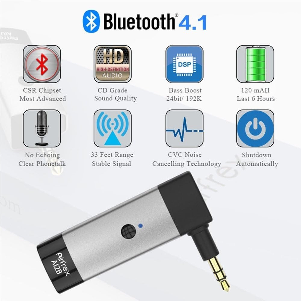 Bluetooth 5.3 Receiver for Beats Studio, Solo, Pro & More - 10h Play