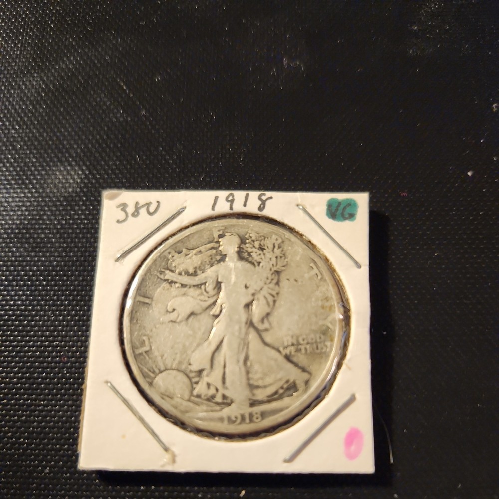 1918 Walking Liberty Half Dollar Good Condition
