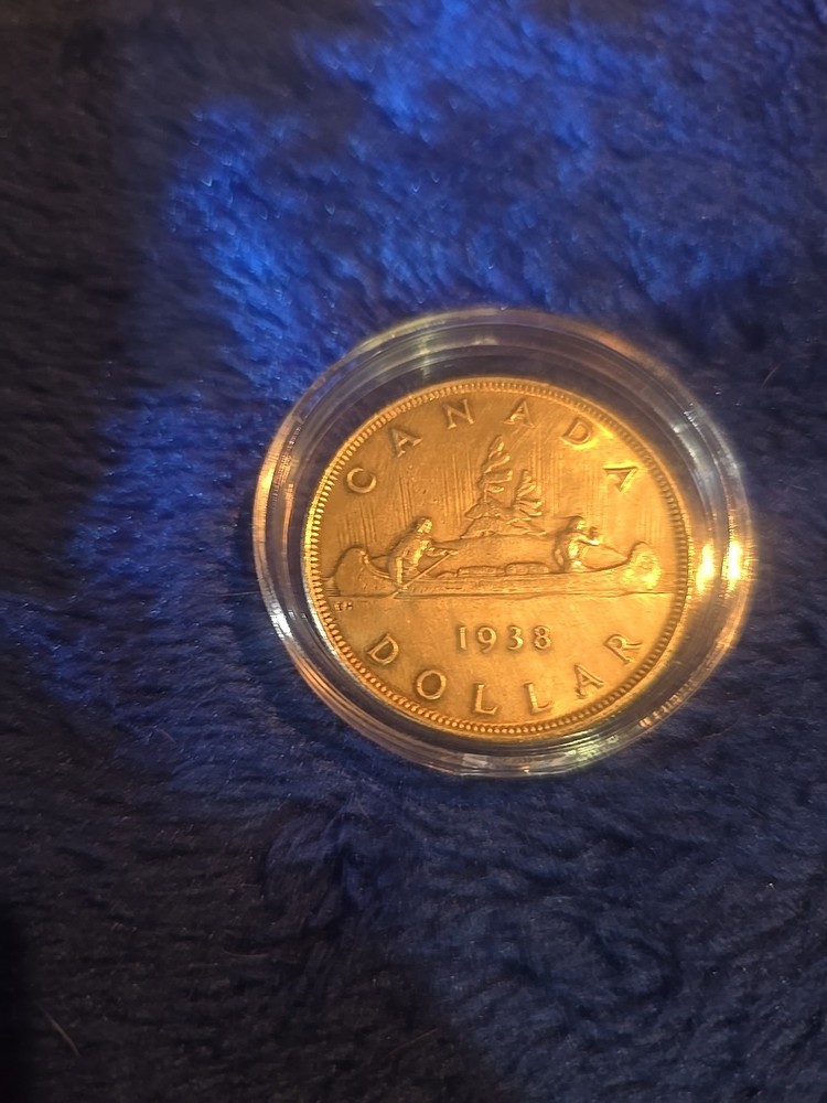 Canada: 1938 $1 Silver Dollar ICCS MS64